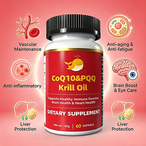Antarctic Krill Oil Coenzyme Q10 PQQ Softgel Capsules