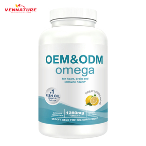 High Potency EPA DHA Omega-3 Softgels 1280 Mg Lemon