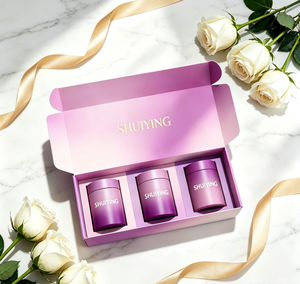 Matte Purple Glass Supplement Bottle